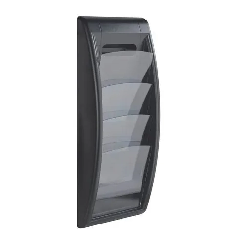 Expositor mural negro quickfit A4