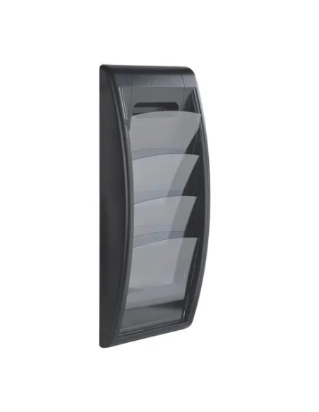 Expositor mural negro quickfit A4
