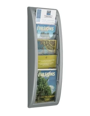 Expositor mural Quick fit A5 Aluminio