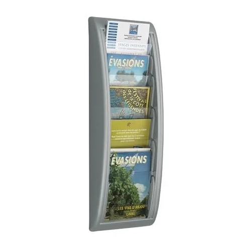 Expositor mural Quick fit A5 Aluminio