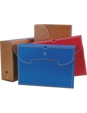 Archivo definitivo plastico folio marrón