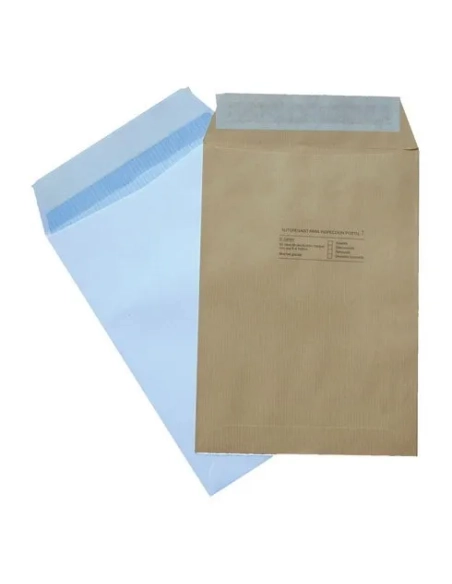 1000 bolsas salario kraft 100x145 70g tira silicona