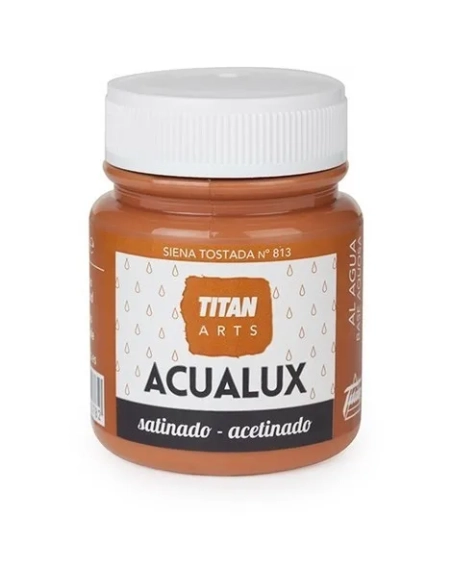 Pintura acrilica Titan Acualux 100 ml satinada