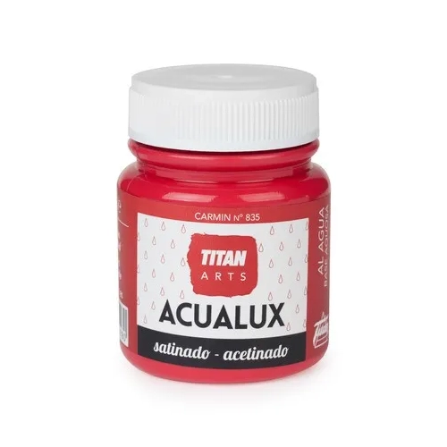 Pintura acrilica Titan Acualux 100 ml satinada