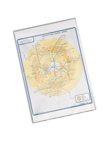 100 fundas simples A4 125mic