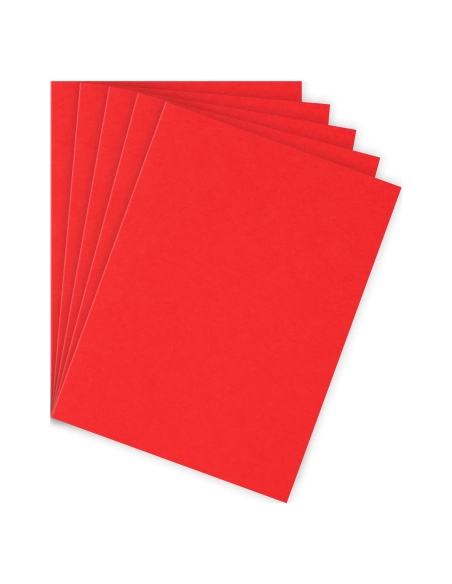 100 subcarpetas papel rojo vivo JMB
