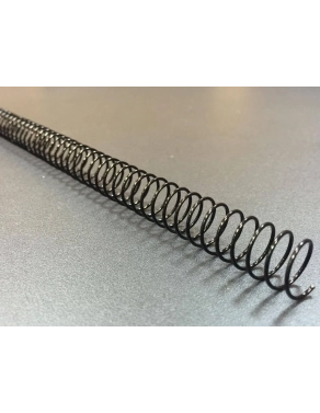 Espirales metálicas 34mm paso 5:1 para encuadernar negra