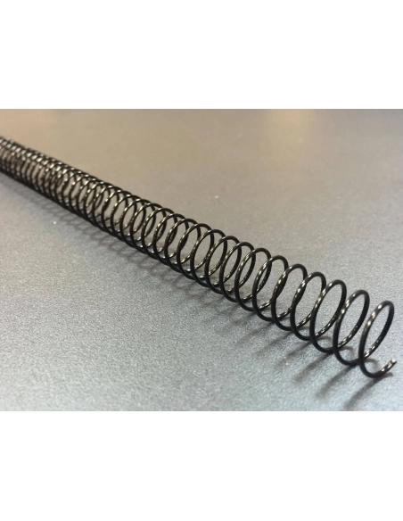 Espirales metálicas 34mm paso 5:1 para encuadernar negra