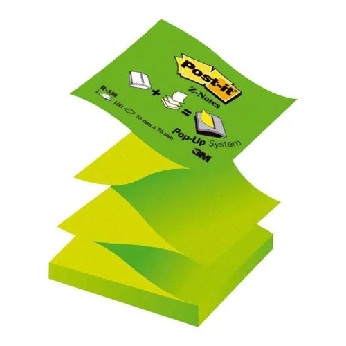 Notas-Z Neon 76x76mm Surtidas