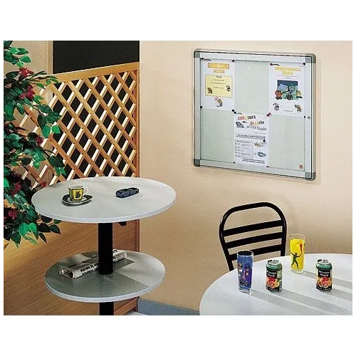 Vitrina interior aluminio 8 hojas