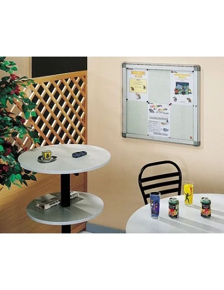 Vitrina interior aluminio 8 hojas