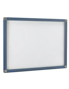 Vitrina exterior 18 hojas gris