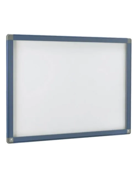 Vitrina exterior 18 hojas gris