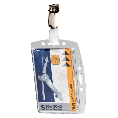 25 identificadores Rigidos con clip durable 1 tarjeta