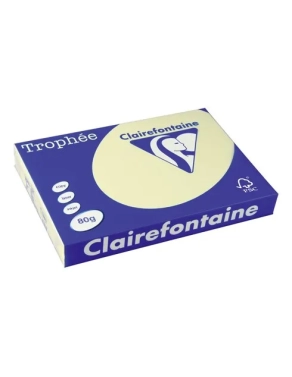 Papel 500 hojas 80gr A3 amarillo pastel