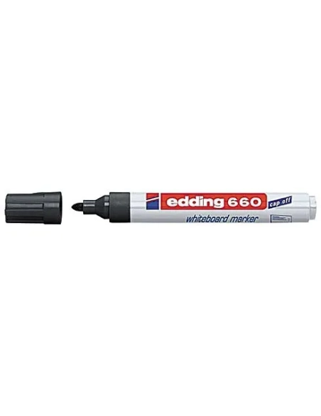 Marcador Edding 660 para pizarra blanca negro