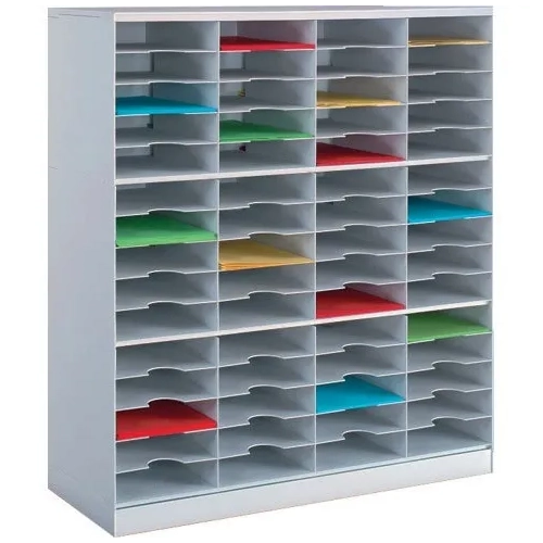 Organizador modular superponible 90cm 20 casilleros gris