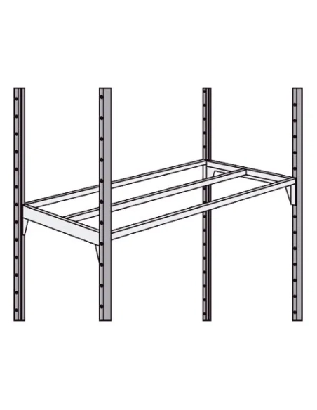Pack 2 tabletas para estanteria - 125 x 60 cm