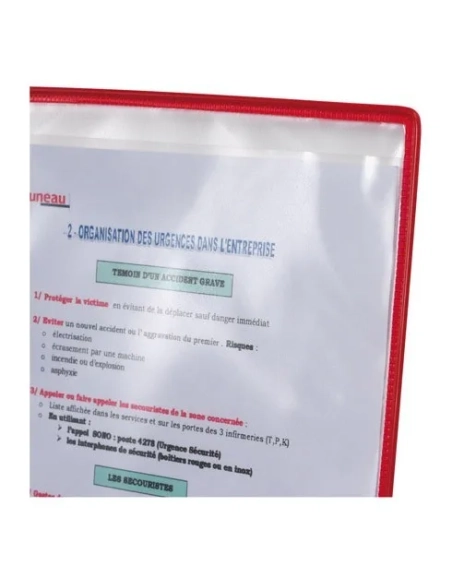 Protege-documentos pupitre 10 fundas