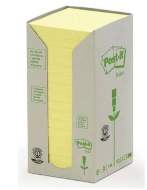 Torre reciclado 76x76 amarillo