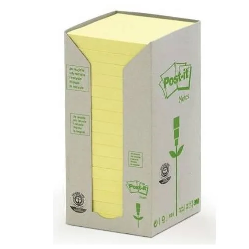 Torre reciclado 76x76 amarillo