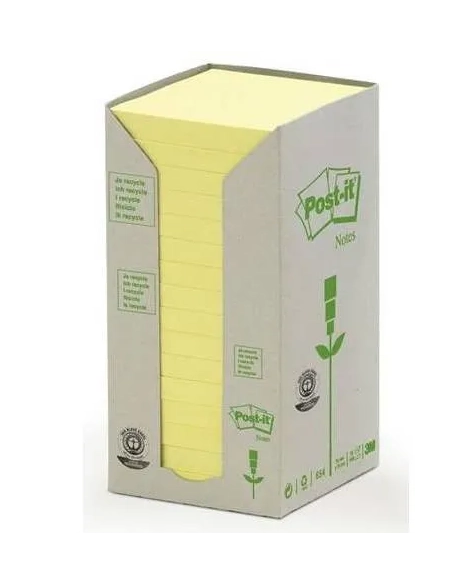 Torre reciclado 76x76 amarillo