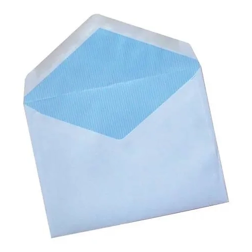 Caja 500 sobres blancos 90x140 80g tarjeta invitación