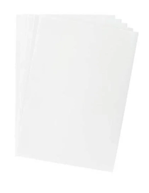 100 subcarpetas de papel blanco