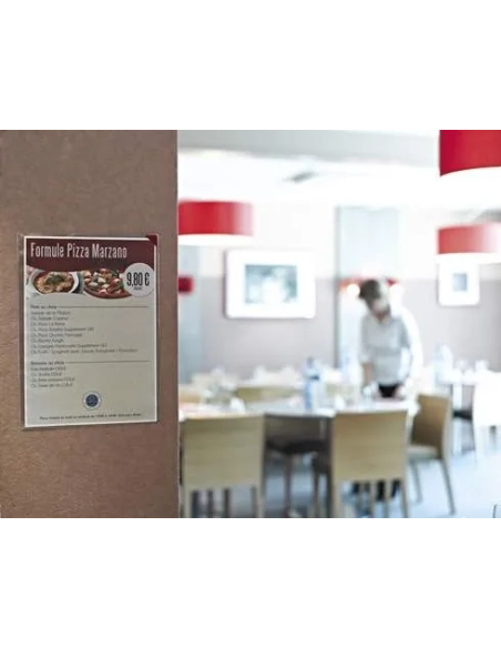 Pack 2 fundas adhesivas A3 kang rojo