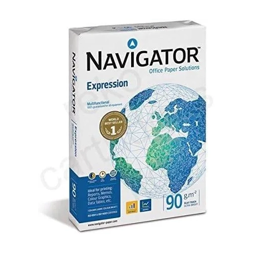 Papel Navigator Expression 90 gramos A4 extrablanco 500 h