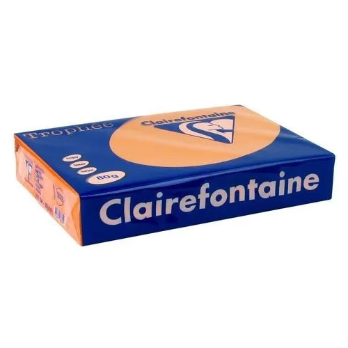 500 h papel clairefontaine A4 clementina 80g