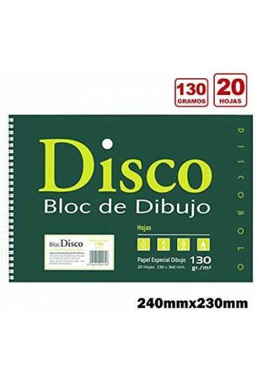 Block de dibujo Disco 230x340 liso 130 grms