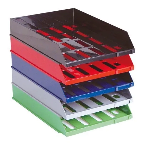 Bandeja 2 posiciones poliestireno rojo