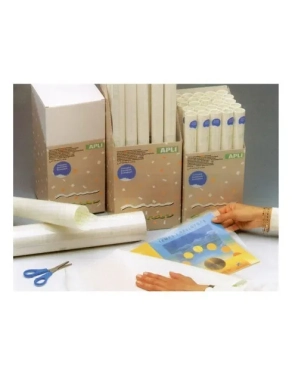 Forro libro adhesivo 80 mic 20x0,50m Apli