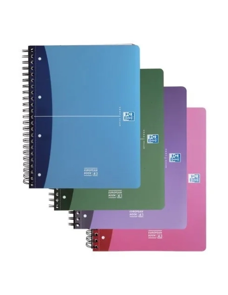 Cuaderno espiral Oxford european book A5+ 100h