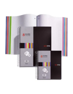 Cuaderno Miquelrius 8 colores A4