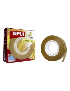Cinta adhesiva Apli doble cara 10mmx15m
