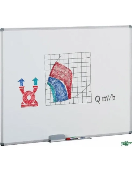 Pizarra blanca estratificada 122x150 cm