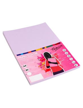 Papel de colores A4 80 gramos lavanda 100 hojas