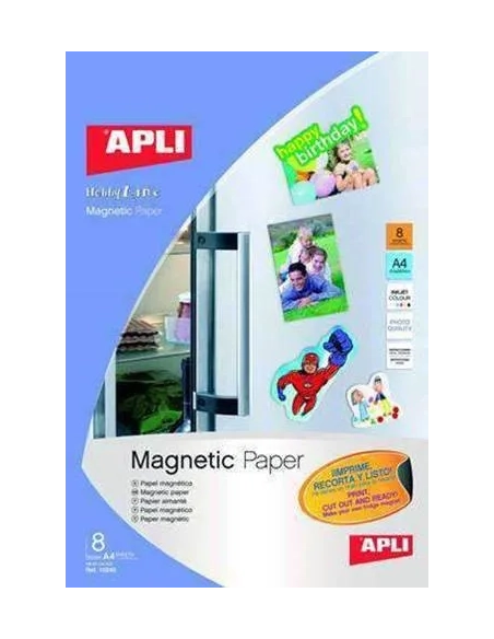 Papel magnetico 640 gr A4  8 hojas
