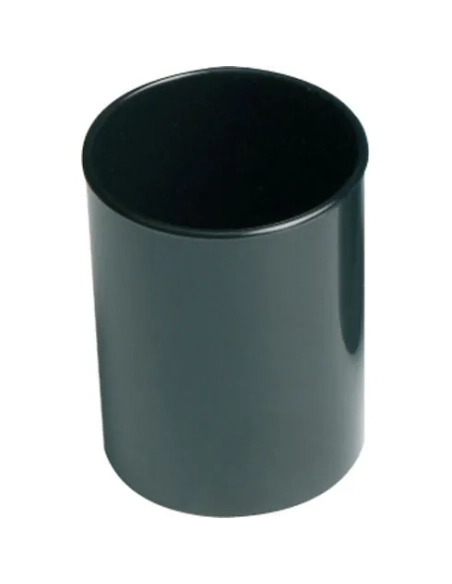 Cubilete Faibo portalapices redondo plastico negro
