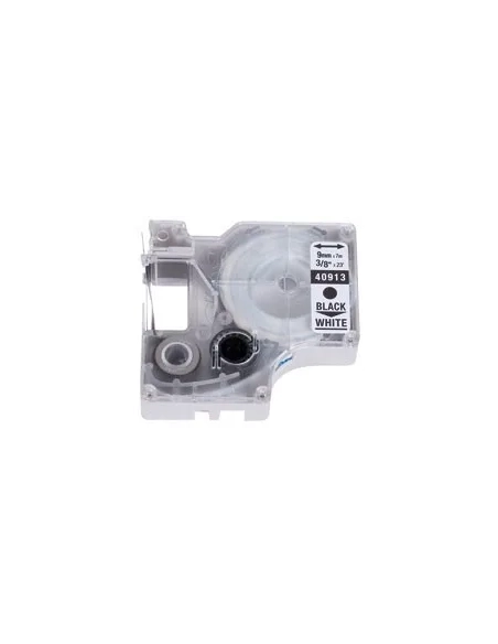 Cinta Dymo 19 mmx7m rojo sobre blanco