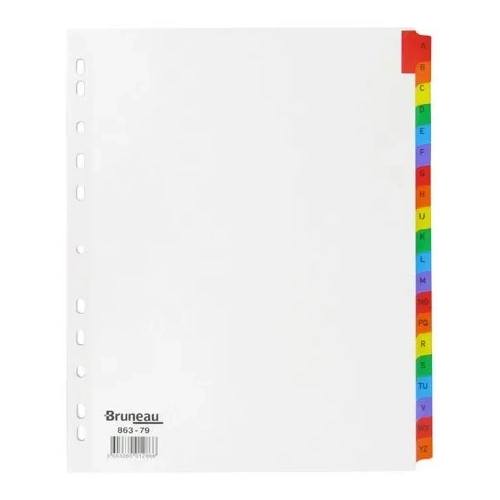 Juego separadores alfab