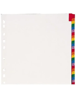 Juego separadores numericos 31 divisiones A4 JMB