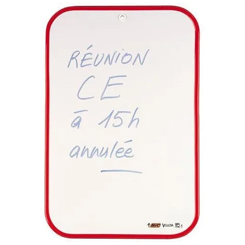 Pizarra blanca Velleda doble cara 44x30