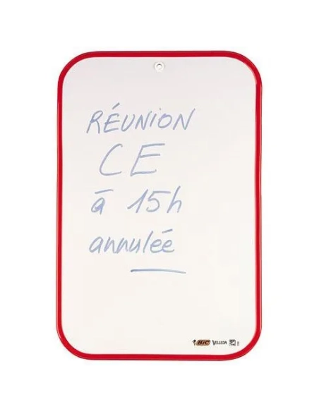 Pizarra blanca Velleda doble cara 44x50