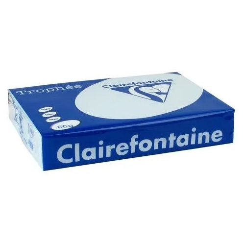 500 h papel clairefontaine A4 azul pastel