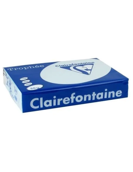 500 h papel clairefontaine A4 azul pastel