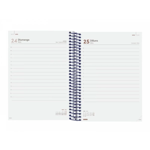 Agenda día pagina catalán