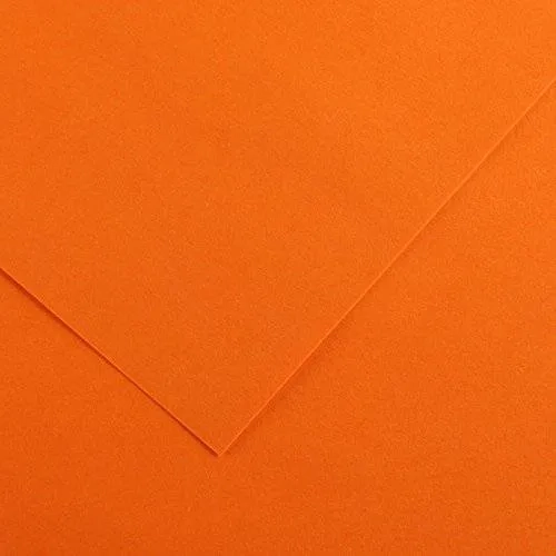Cartulina A4 canson Iris 185 gramos naranja